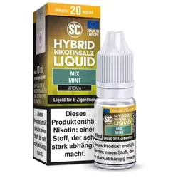 Mix Mint Hybrid NicSalt Liquid by SC 10ml / 10mg