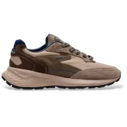 HOFF für Herren. 22635406 City Mkii Leder Turnschuhe braun (45), Wohnung, Schnürsenkel, Lässig