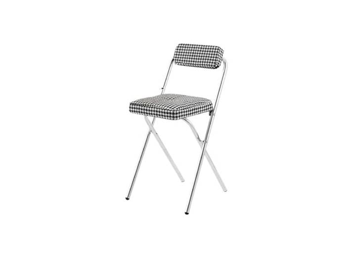 LXLAEOANG Hocker Klappbar Klappbare Barhocker-Stühle Mit Thekenhöhe Küchenhocker, platzsparende moderne Möbel(45cm-houndstooth)