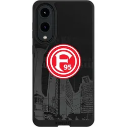 Nivocase Handyhülle für Samsung Galaxy S25 Edge Hülle NIVOpure Case Schwarz Fortuna Düsseldorf Logo (Samsung Galaxy S25 Edge), Smartphone Hülle, Schwarz