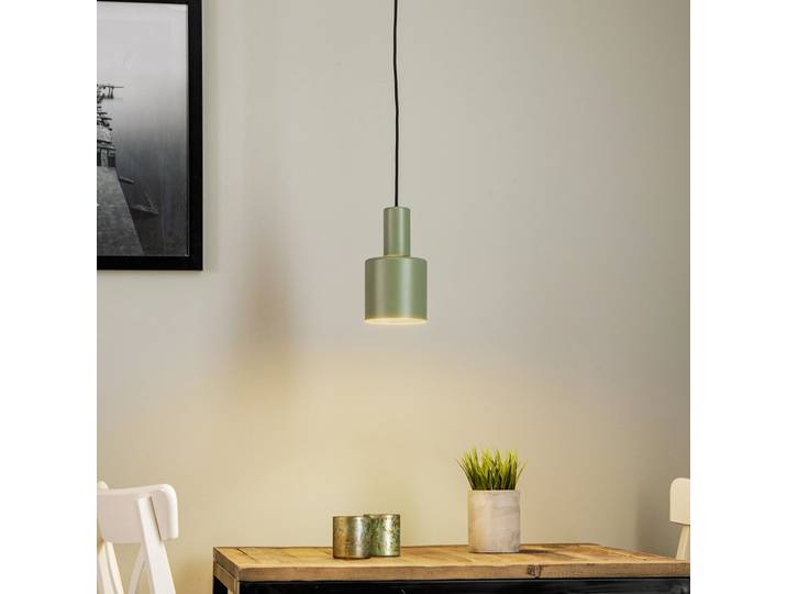 Suspension Selma verte à 1 lampe, Ø 11 cm - Argon - Salon / séjour - Moderne - Métal - À ampoule unique