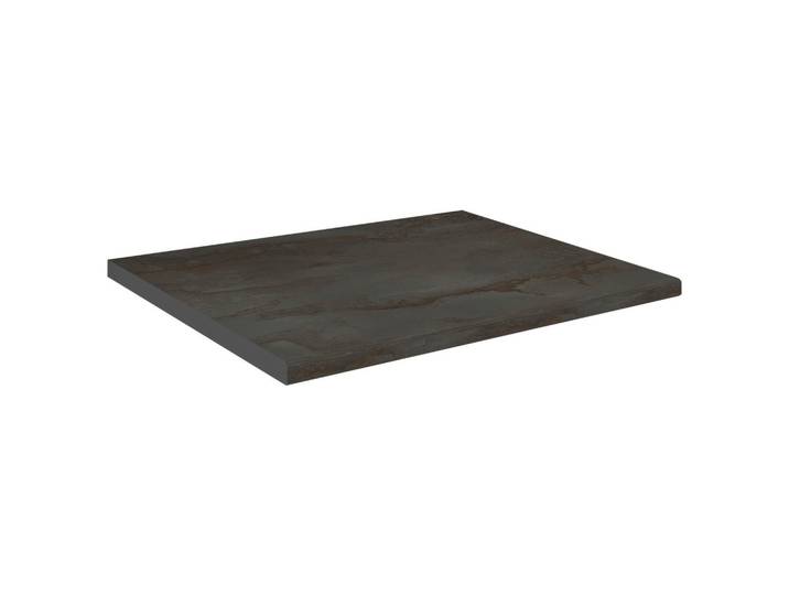 Mid.you Arbeitsplatte, Anthrazit, Holzwerkstoff, 80x2.8x60 cm, Küchen, Küchenmöbel, Küchenschränke, Küchenarbeitsplatte