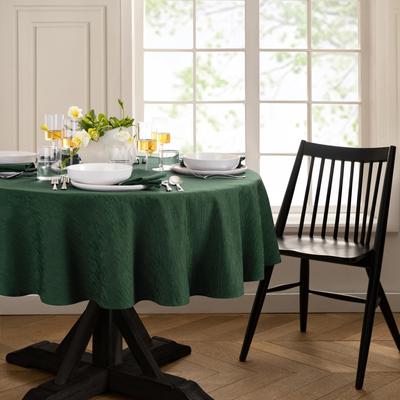 Threadmade Continental Solid Texture Water Resistant Tablecloth