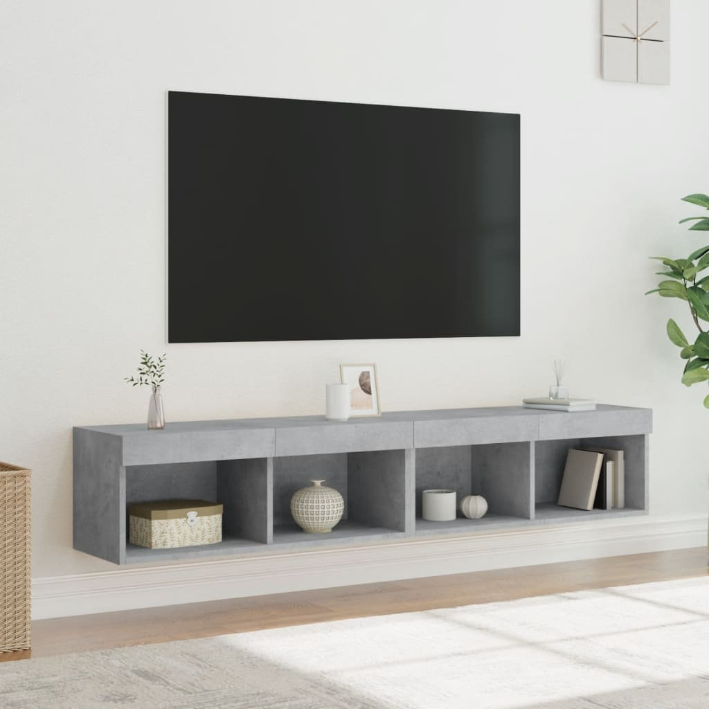 Metro Bustamente TV Stand for TVs up to 24" Concrete Gray 24"