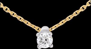 Edenly Collier SolitÃ¤r in Gelbgold