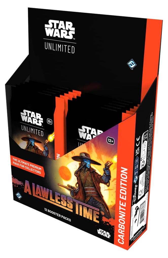 Star Wars Unlimited A Lawless Time Carbonite Booster Display, 12 Packs