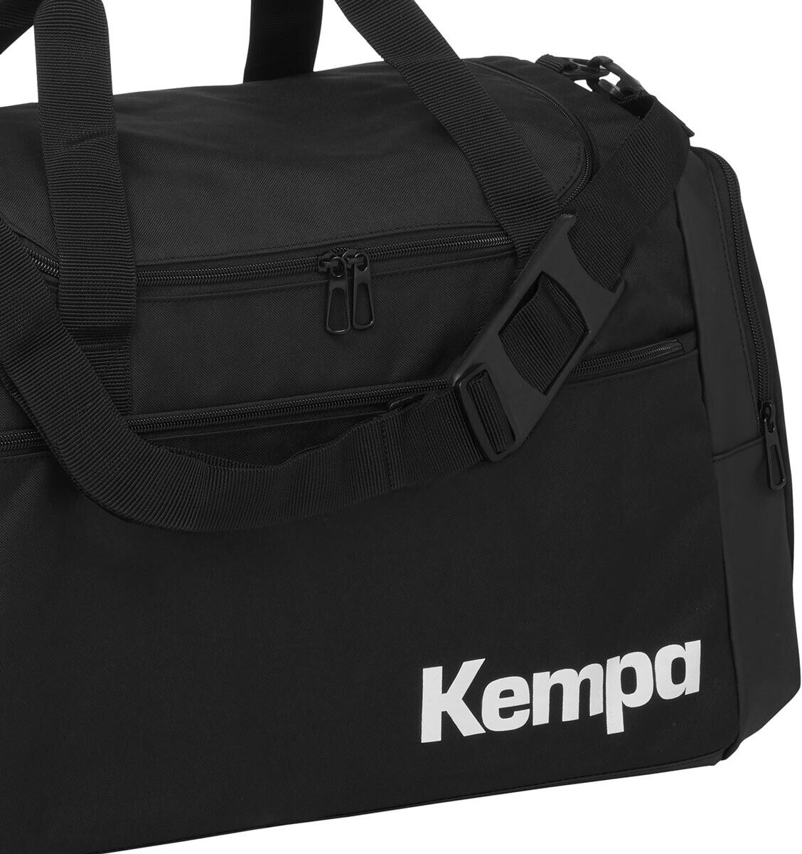 Sporttasche KEMPA "Sporttasche 50L", Herren, Gr. M, schwarz, Obermaterial: 50% Polyester PES. 50% Polyester Pol. recyc.., Taschen Sporttasche