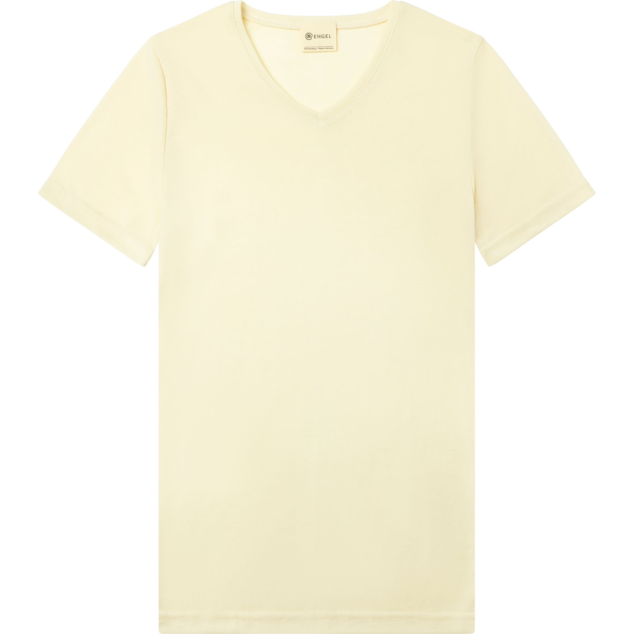 Engel Herren T-Shirts beige Größe L Lifestyle Hautfreundlich Merinowolle