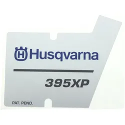 Original Husqvarna Aufkleber Startergehäuse 395-Kennzeichnung für 395 XP 395 XP G 395 XP W 395 XP GW