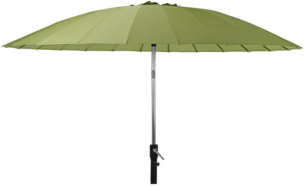Freeport Park Caitlyn 270 cm W X 270 cm D Round Tilt Market Parasol with Crank Lift Green 270cm W X 270cm D