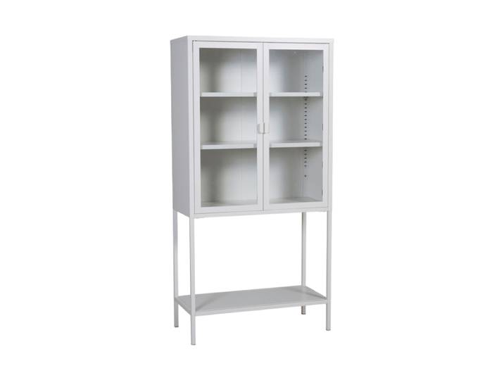 Design Vitrinenschrank „Misha“ 2-türig Weiss VE DESIGN