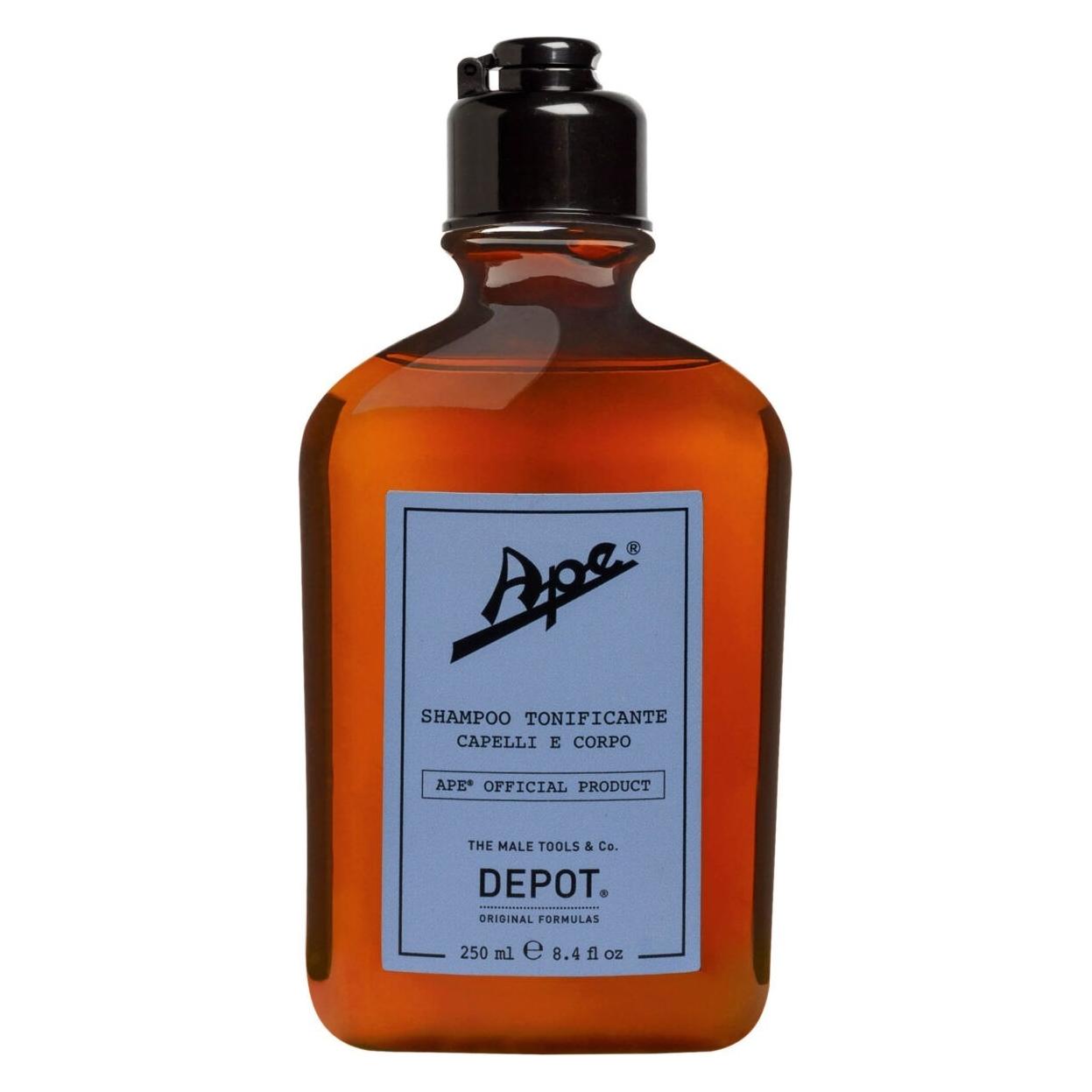 Depot Ape Erfrischendes Shampoo für Haar und Körper 250 ml (Läuse Shampoo, 250 ml) (758.00089)