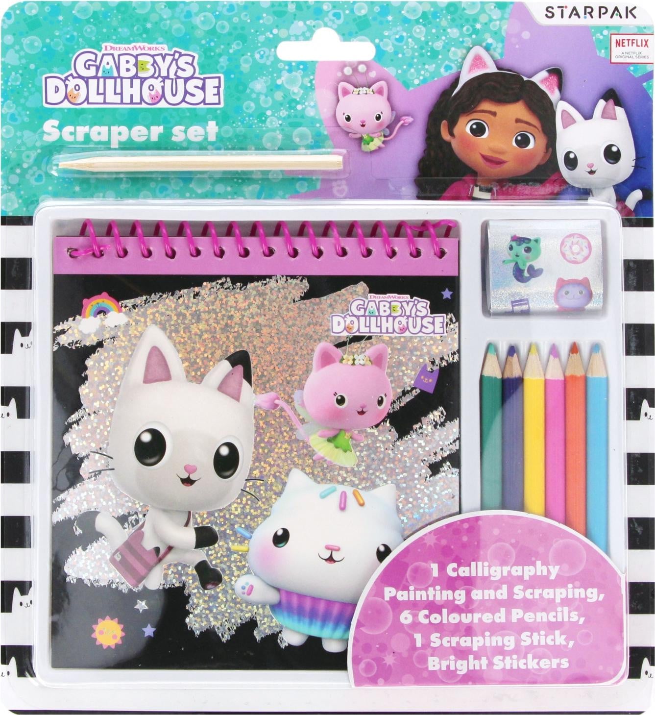 STARPAK Gabby's Poppenhuis Krabbelkunst Set