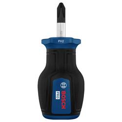 Bosch Professional PRO Stubby-Schraubendreher PH2 x 25 mm 1600A039TG Kreuzschlitz-Schraubendreher PH 2 Klingenlänge: 25 mm