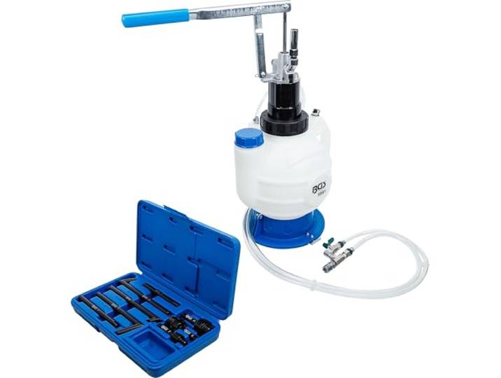 BGS 9991 Getriebeöl-Befüllgerät mit Handpumpe Rücklaufsystem 7 l