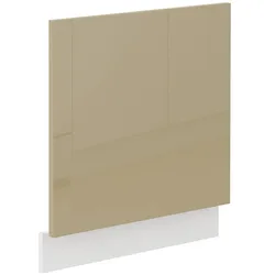 Frontblende Geschirrspüler integriert 60 cm Cappuccino Hochglanz Küche Lara