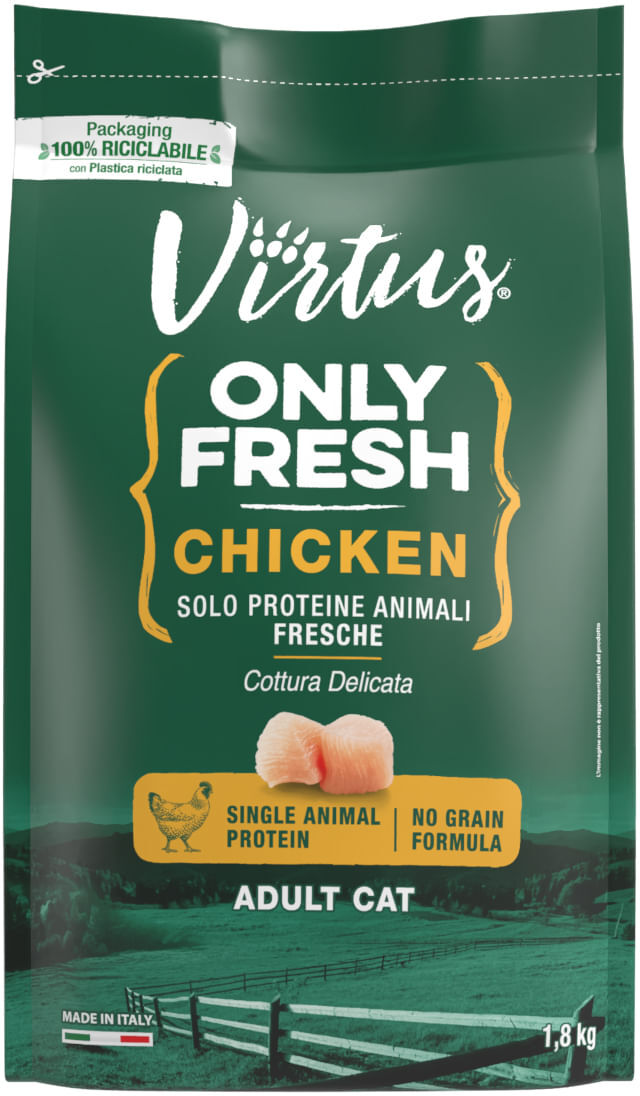 Virtus Cat Only Fresh Adult Pollo 1.8KG