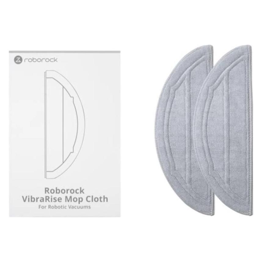 Roborock VACUUM ACC MOP CLOTH VIBRARISE/GREY 2PC 8.02.0436 (8.02.0436)