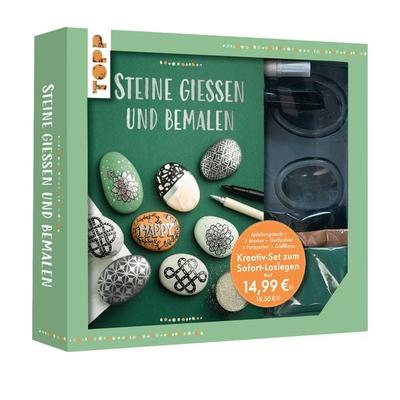 Kreativ-Set - Steine gießen, Taschenbuch von Ludmila Blum,Susanne Pypke,Anna Ambrosiewicz, Frechverlag GmbH, 978-3-7358-9209-6