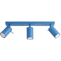 Sollux SL.2203 Deckenleuchte RING 3L himmelblau