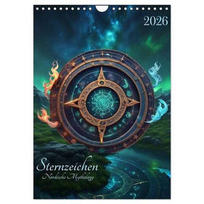 Sternzeichen Nordische Mythology (Wandkalender 2026 DIN A4 hoch), CALVENDO Monatskalender