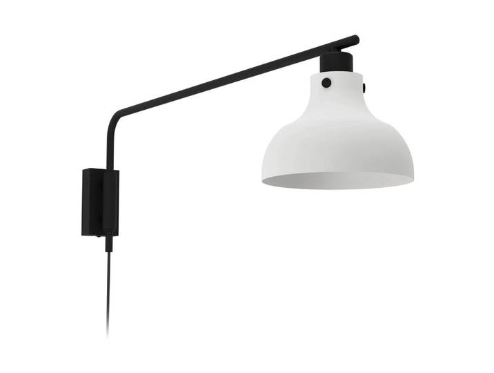 Eglo Wandleuchte, Grau, Schwarz, Metall, länglich, 20 cm, Lampen & Leuchten, Innenbeleuchtung, Spots & Strahler, Wandstrahler