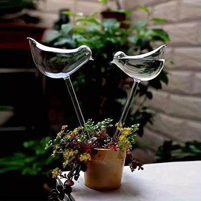 Uplift Picks Automatic Bird Water Dispenser Gravity Pet Water Feeder Bottle white 2 Pcs