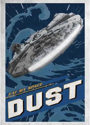Inspired Finds Galactic Retro Propaganda Canvas Poster Space Movie Wall Art retro Space Poster 11.81x15.75 In