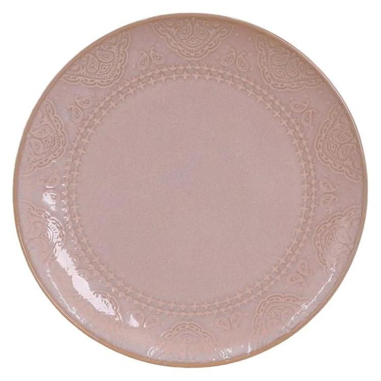 Domoletti Plate lunch Pink arabic, Ø 26.6 cm, pink (26.60 cm) (67913365)