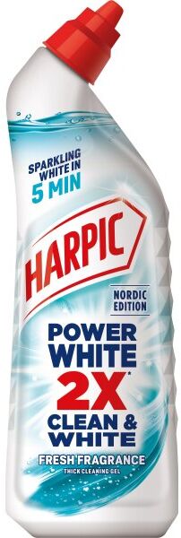 Harpic White & Shine Flydende Toiletrens, 750 Ml