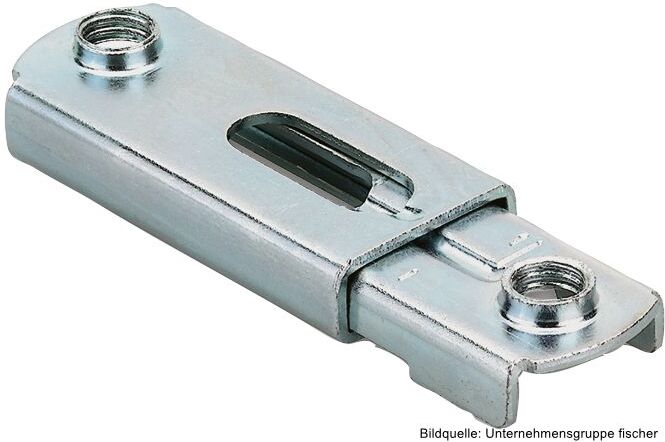 fischerwerke fischer Doppelhalterplatte DPF 60 – 105 mm, 50 Stück