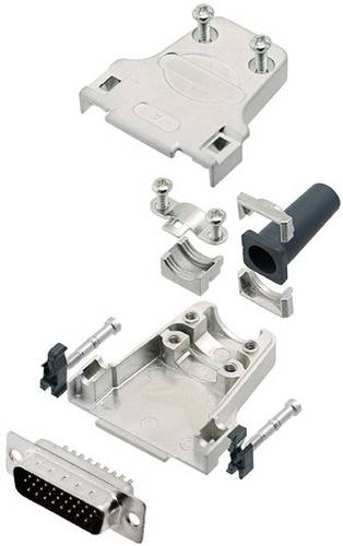 Amphenol L17DTZF15-RG+L717HDA26P D-SUB Stiftleisten-Set 180° Polzahl: 26 Lötkelch 1St.