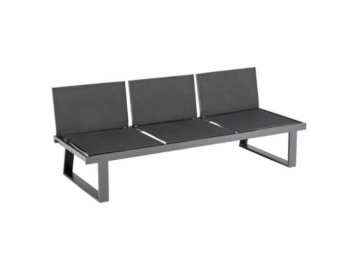 Kettler Rasmus Modular Gartenbank Aluminium/Outdoorgewebe