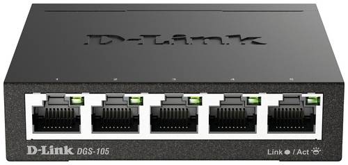 D-Link DGS-105/E DGS-105 Netzwerk Switch 5 Port 1 GBit/s