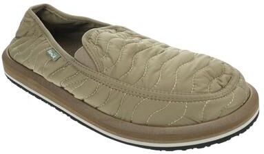 Sanuk Donny Quilted - Mens 13 Green Slip On Medium