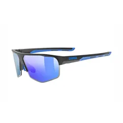 Uvex Axos Set Brille Black Matt/Mirror Blue