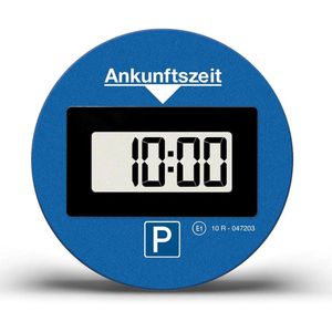 Needit Parkscheibe Park Lite One, elektronisch, mit Knopfzelle, mit Zulassung, blau