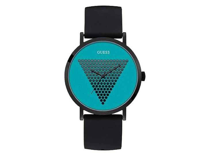 Guess Analoog W1161G6, Zwart, 44MM, strepen