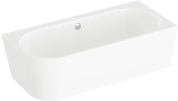 VitrA Geo Badewanne 65461008000 Ecke rechts, Mittelablauf, Inhalt 238 l
