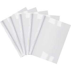 GBC Thermobindemappen IB370113, A4, 30mm, 280 Blatt, Karton, weiß, 50 Stück