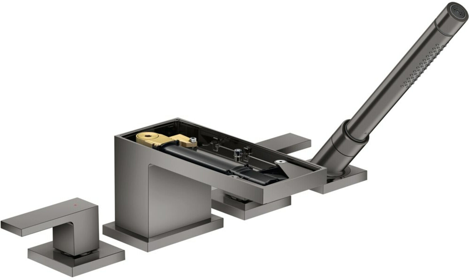 Hansgrohe Fertigset Axor MyEdition 4-L-BW-Rand-Arm., o. Pl., pol. bla vc (47432330)
