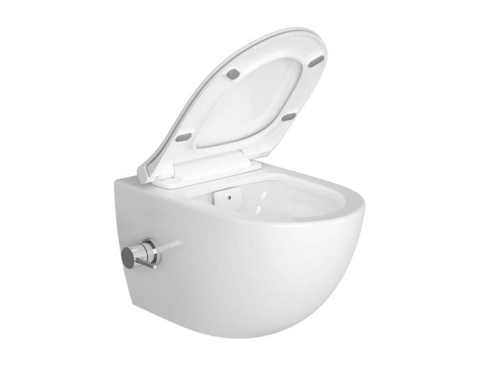Infinitio WC sans bride avec fonction bidet thermostatique + Abattant softclose (SATINF011RREXPBFCT)