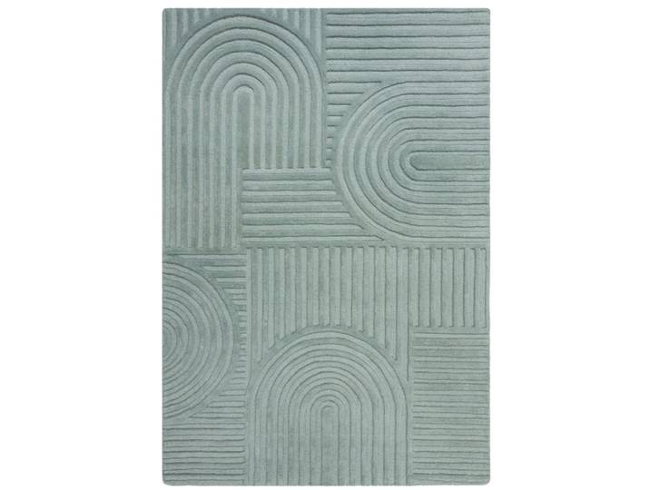 Tapis en laine bleue 200x290cm