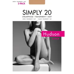 Hudson Simply 20 Strumpfhose 6er Pack | 44-46 (IV) | Make up (HU-0019)