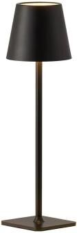 Inspired Finds Cordless USB Rechargeable Table Lamp Waterproof Touch Control Bedside Light For Bedroom, Living Room, Restaurant, Or H black
