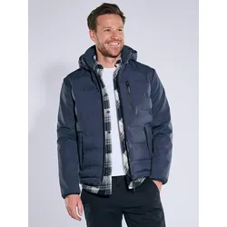 engbers Herren Funktionsjacke mit Softshell-Ärmel Blau regular uni - 50