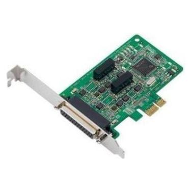 Moxa CP-132EL-I-DB9M - Serielle PCI Express x1-Karte mit 2 RS-422485-Anschlüssen und optischer Isolierung (CP-132EL-I-DB9M)