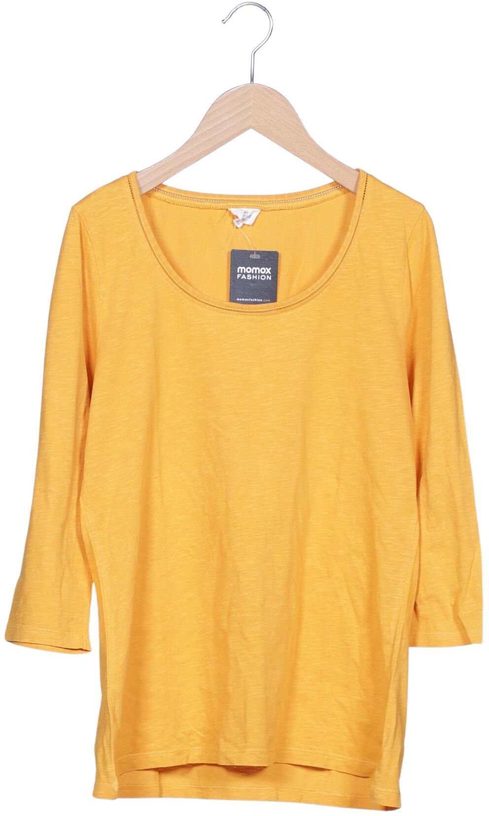 La Fiancée du Mékong Damen Langarmshirt, Gelb, Gr. EU 40, Baumwolle - Second Hand
