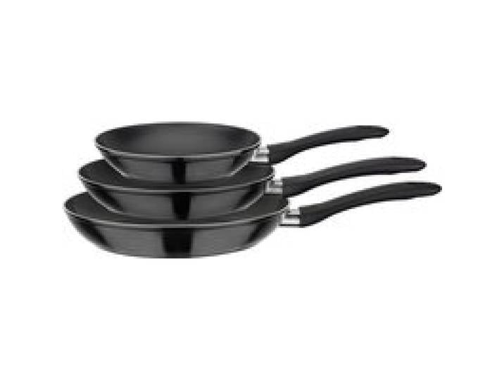 GSW Set de 3 poêles Nova 20-24-28 cm. (noir)