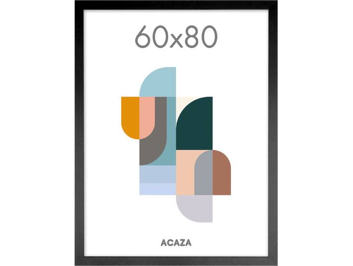 ACAZA Fotolijst - Fotokader - Fotolijst 60x80 cm - Fotokader 60x80 cm - MDF Hout - Zwart
